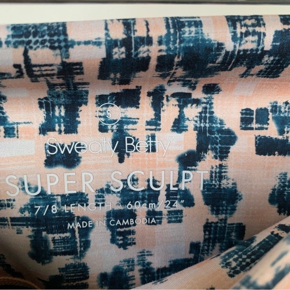 Sweaty Betty Super Sculpt 7/8 Leggings Size S - Picture 2 of 8